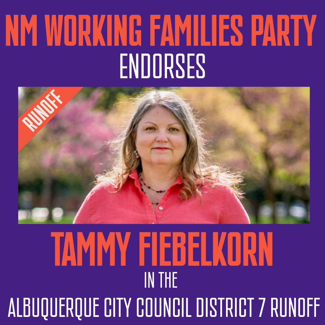 Tammy Fiebelkorn ABQ D7 Runoff Endorsement - FB