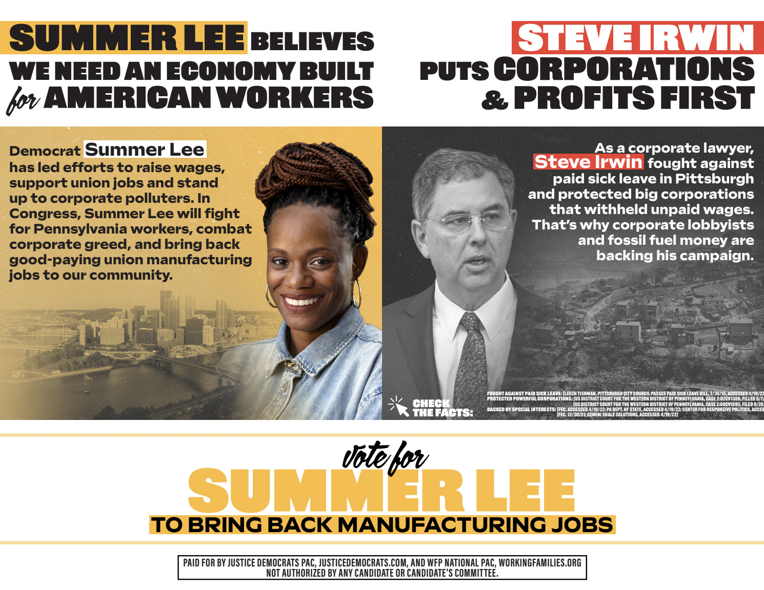 Why PA-12 Needs Summer Lee in Congress - Working Families Party