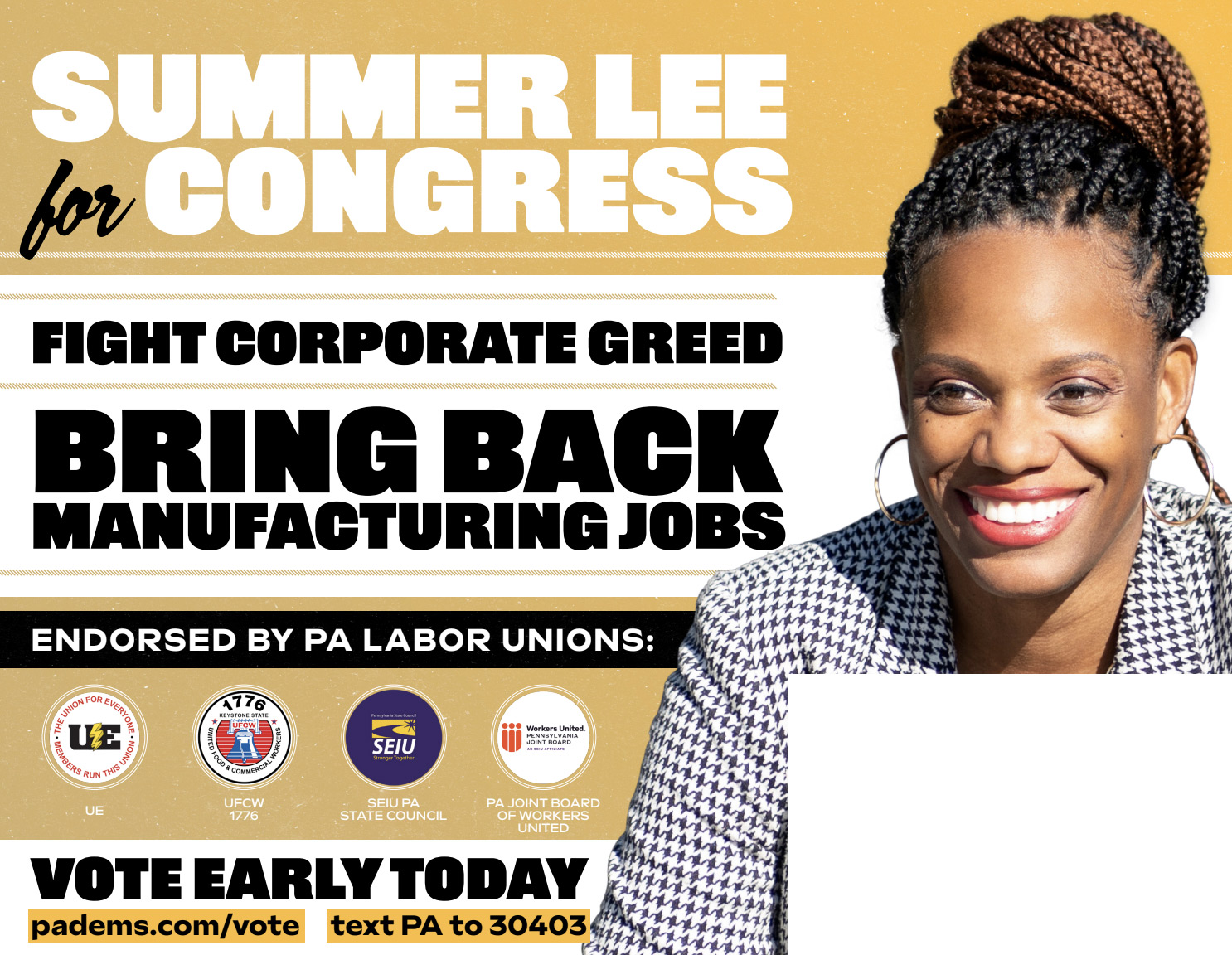 Why PA-12 Needs Summer Lee in Congress - Working Families Party