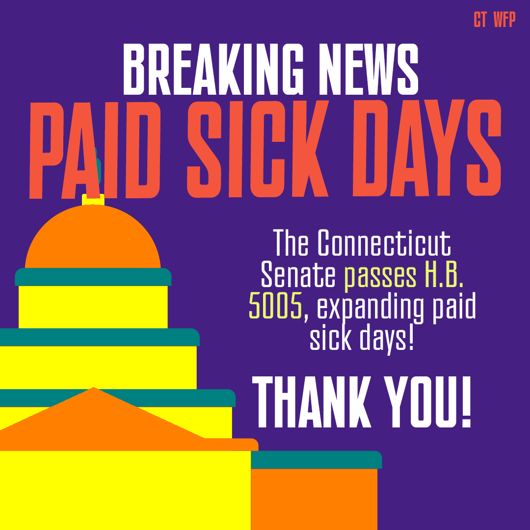 Connecticut Expands Paid Sick Days – Working Families Party